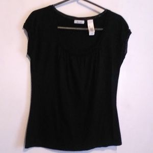 liz&Co black top sz sm